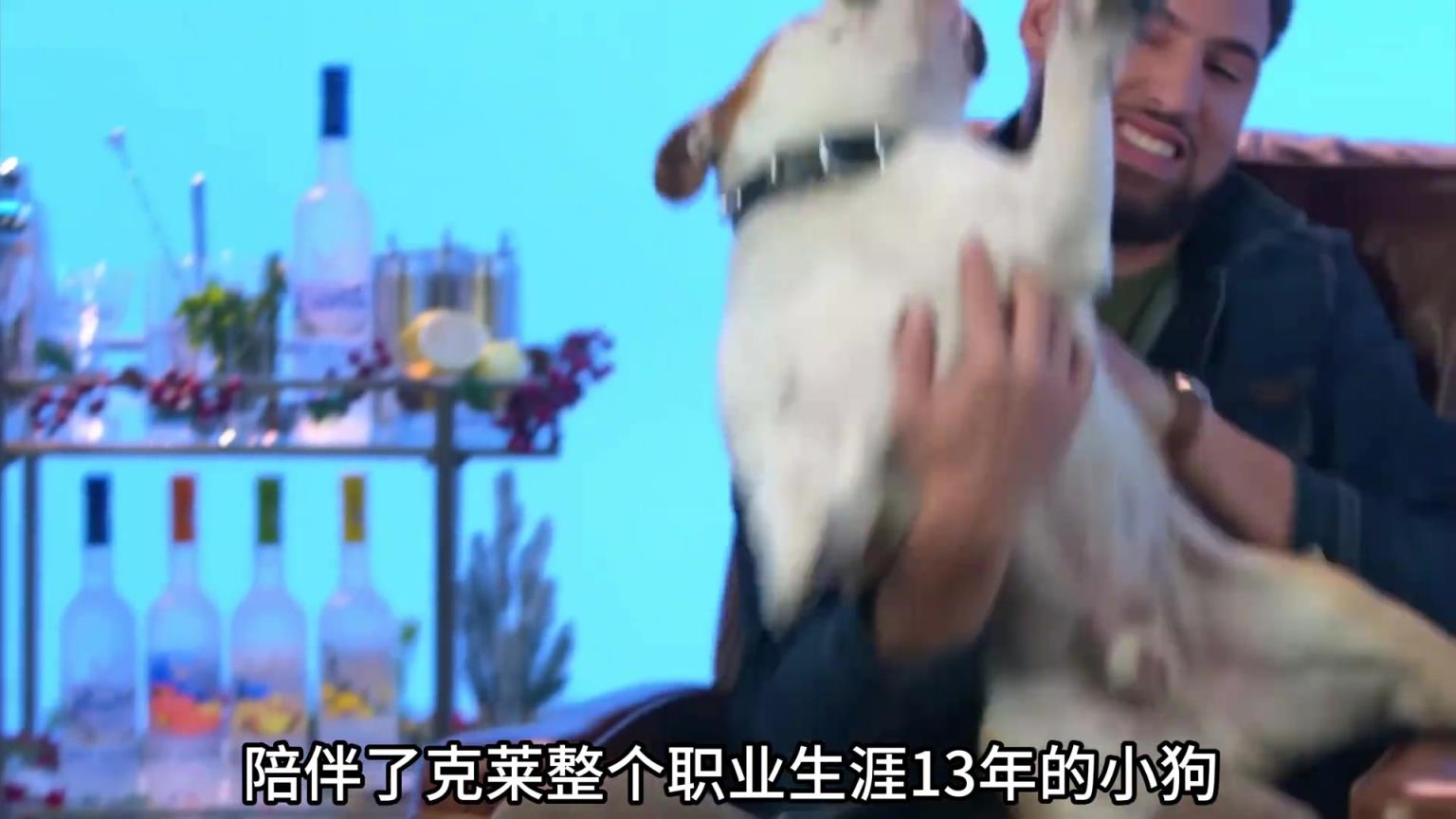 陪伴克萊13年的小狗去世了，不敢相信克萊得多么傷心